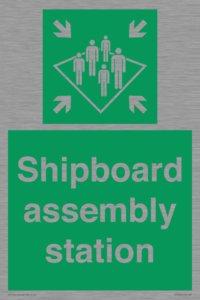 Shipboard assembly station